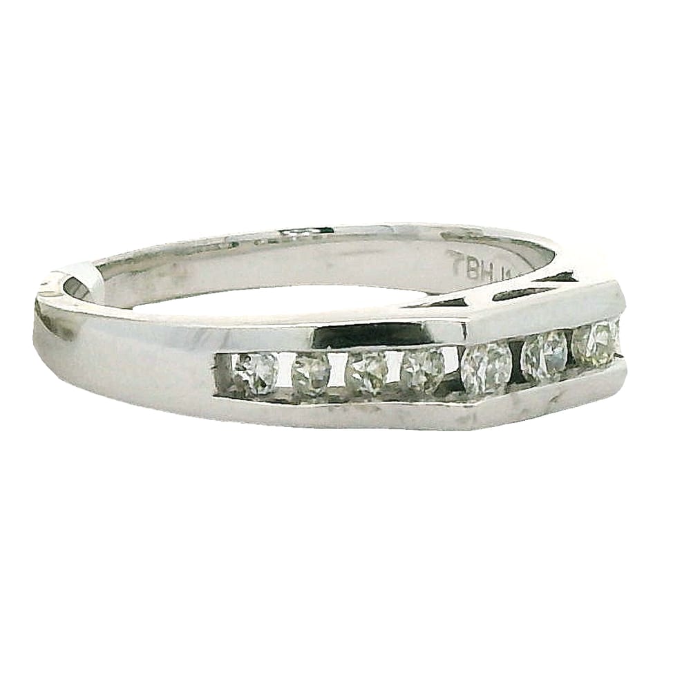 14K WHITE GOLD .32TW DIAMOND (WEDDING BAND FOR BHJ1363)