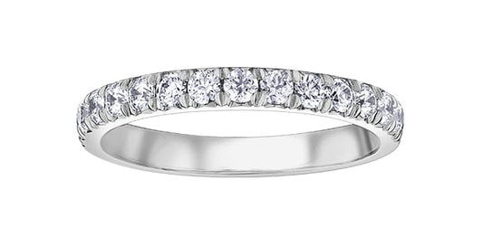 14K WG .50CTW DIAMOND BAND
