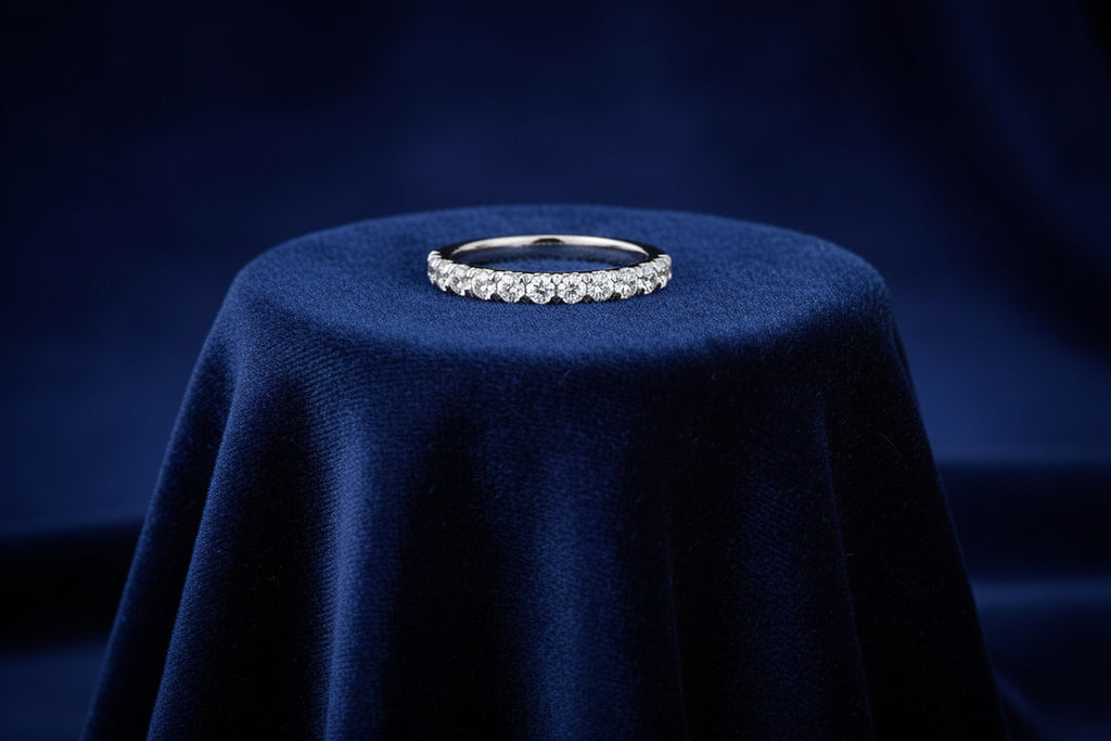 14K WG .50CTW DIAMOND BAND