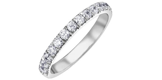 14K WG .50CTW DIAMOND BAND