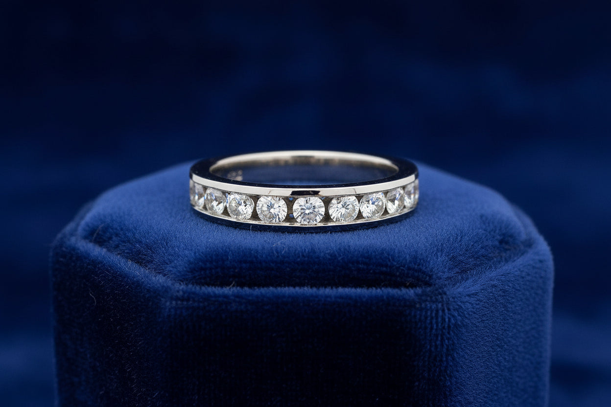 14K WG .75TW DIAMOND BAND