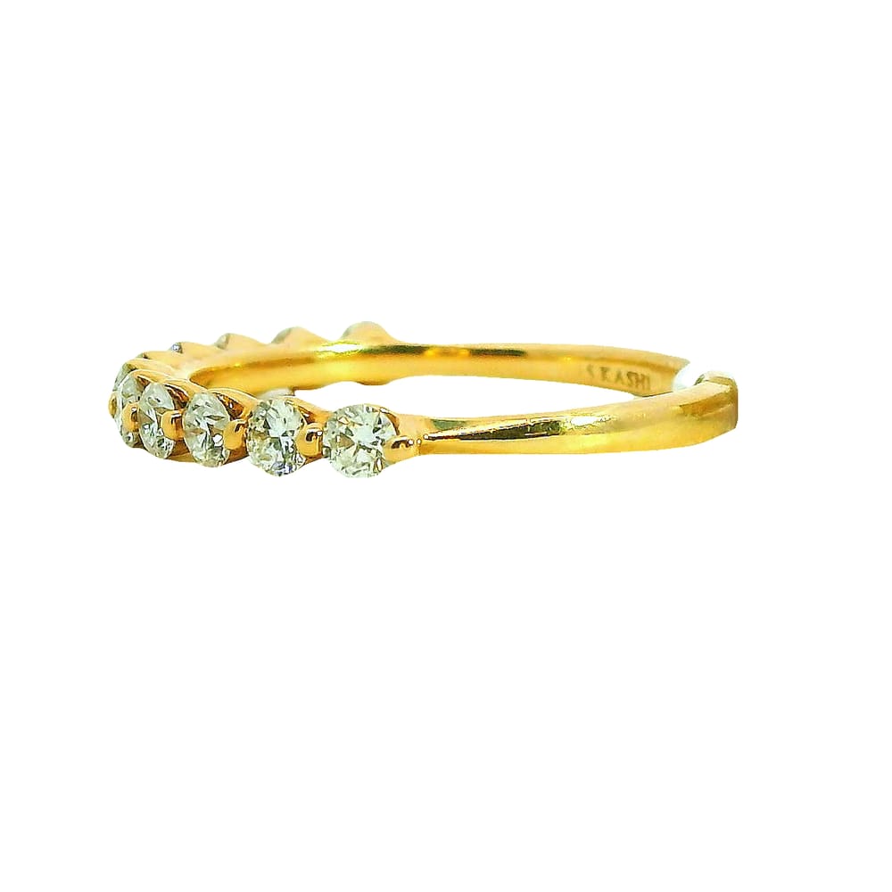 14K RG .66CTW DIAMOND MATCHING BAND