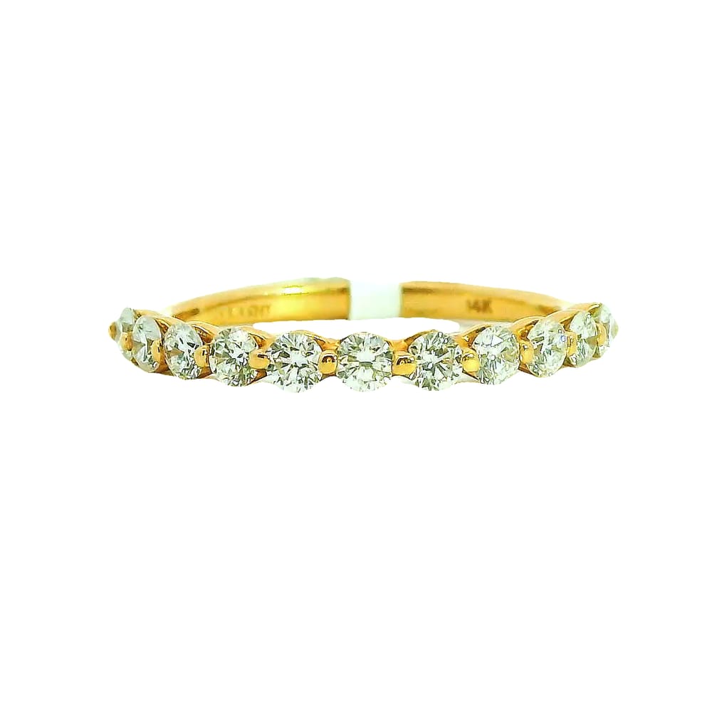 14K RG .66CTW DIAMOND MATCHING BAND