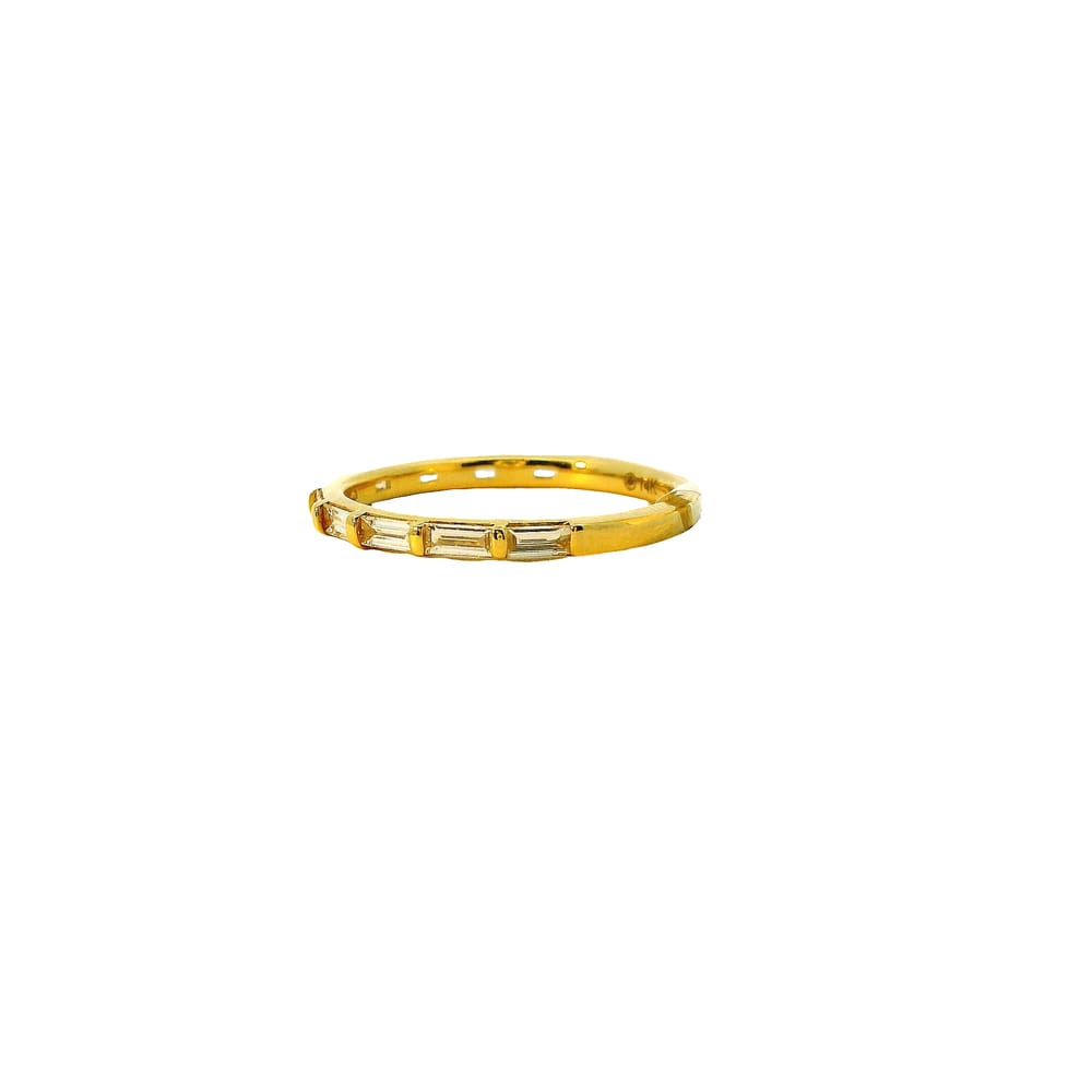 14K YG 0.50CTW BAGUETTE DIAMOND BAND