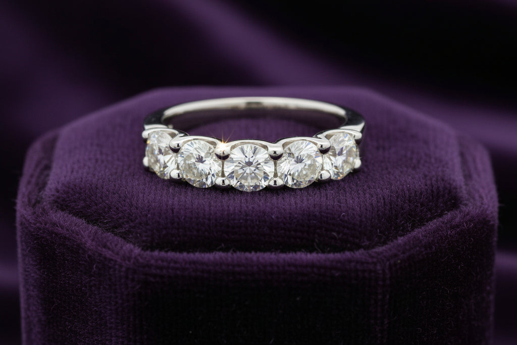 14K WG 1.50CTW DIA BAND