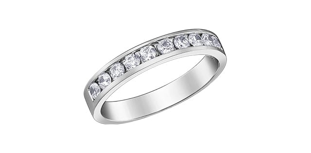 14K WHITE GOLD .50TW DIAMOND CHANNEL SET ANNIVERSARY BAND (copy)