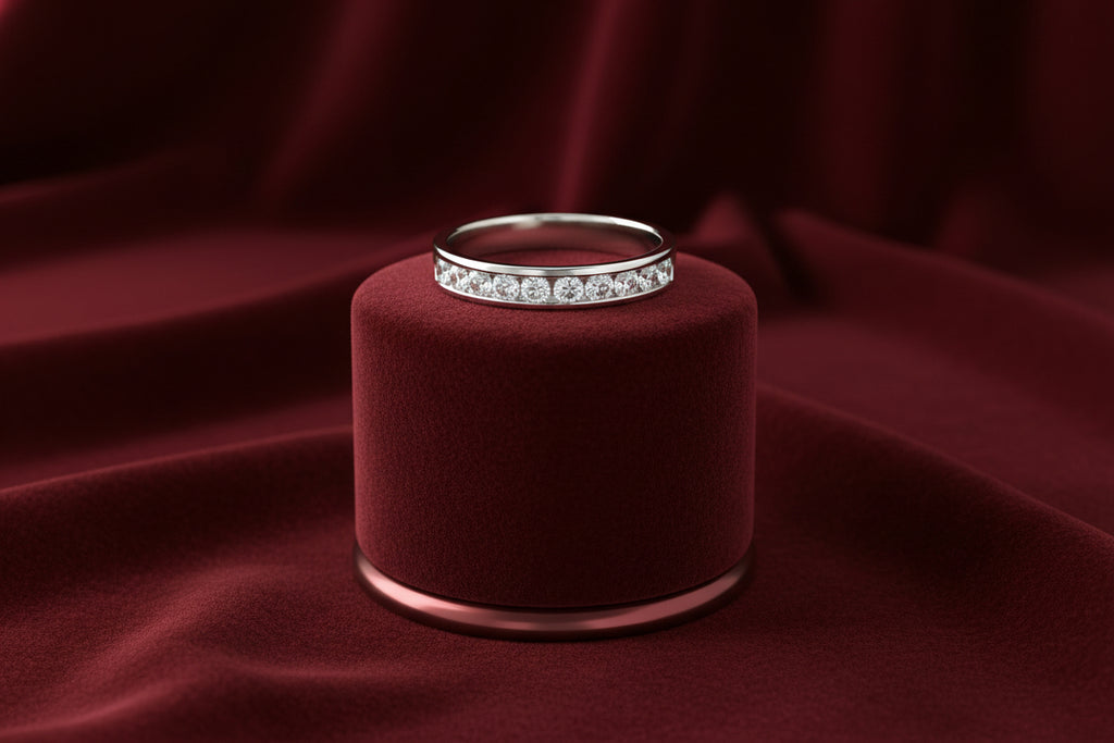 14K WHITE GOLD .50TW DIAMOND CHANNEL SET ANNIVERSARY BAND (copy)