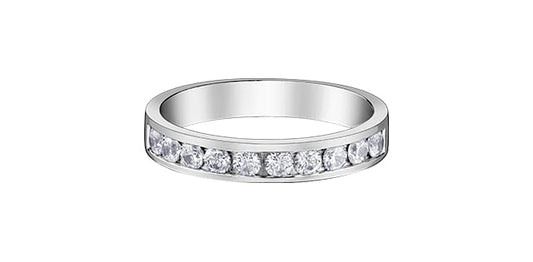 14K WHITE GOLD .50TW DIAMOND CHANNEL SET ANNIVERSARY BAND (copy)