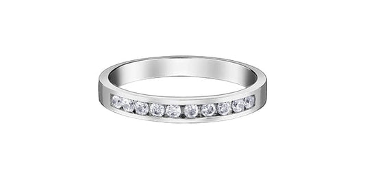 14K WG 0.33ctw Diamond Channel Set Band Sz 6.5 (copy)
