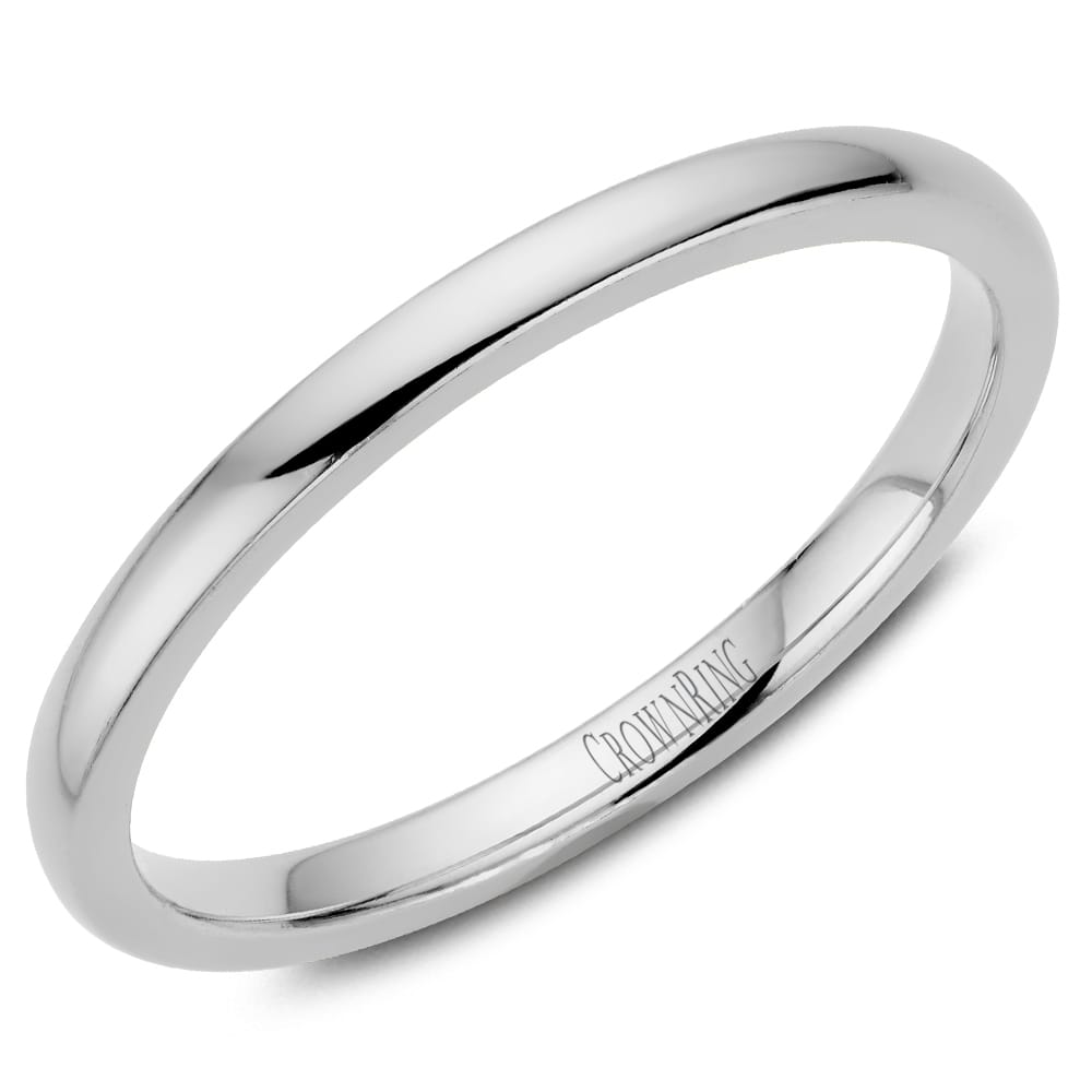 PALLADIUM 2MM PLAIN BAND