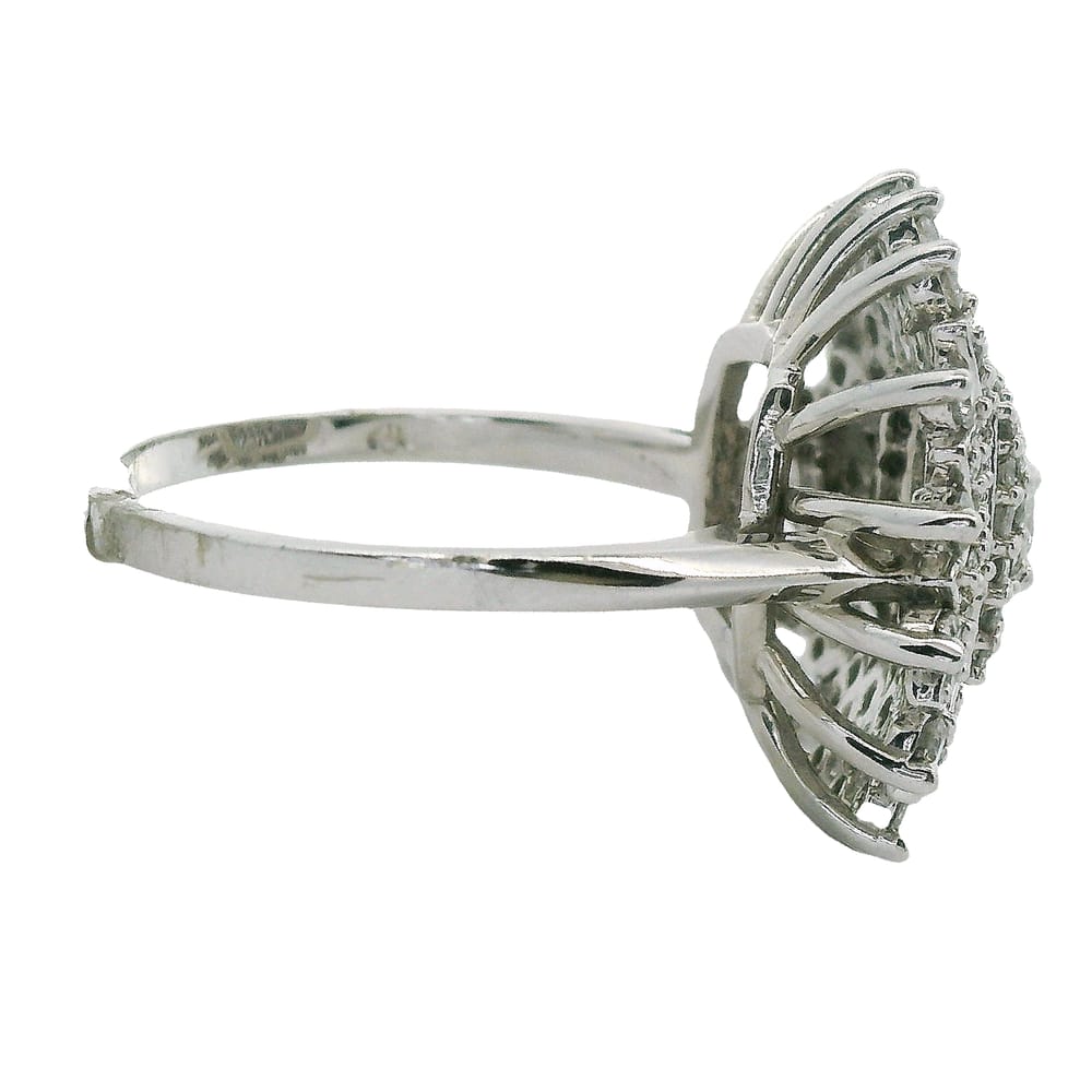 10K WG 0.80CTW DIAMOND RING