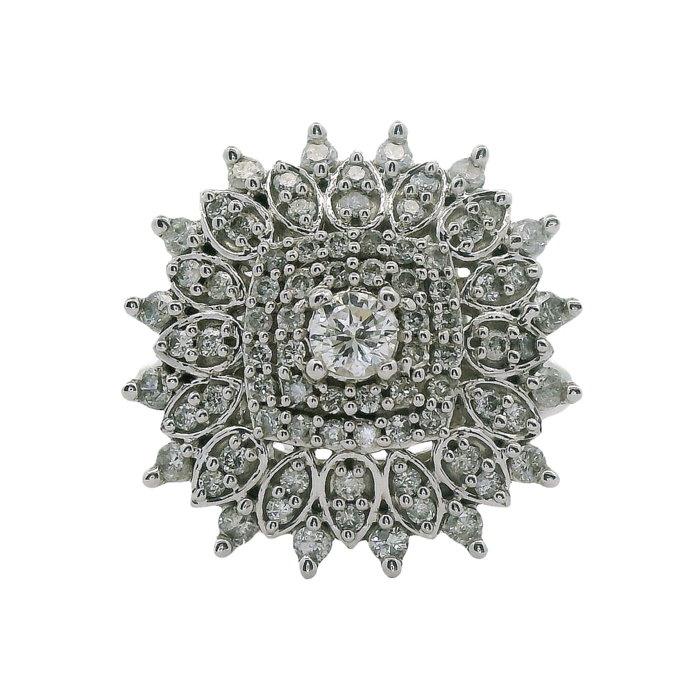 10K WG 0.80CTW DIAMOND RING