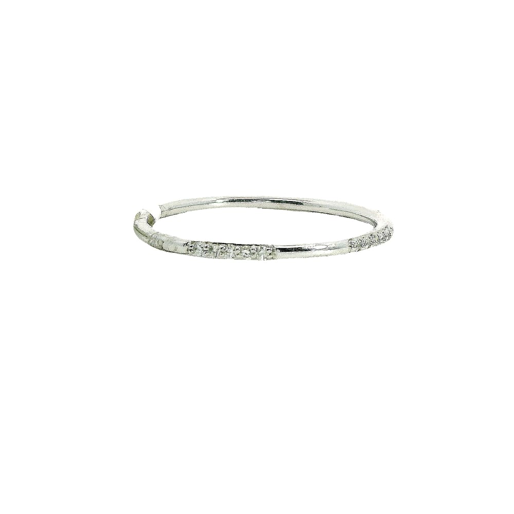 10K WG .10CTW DIAMOND RING