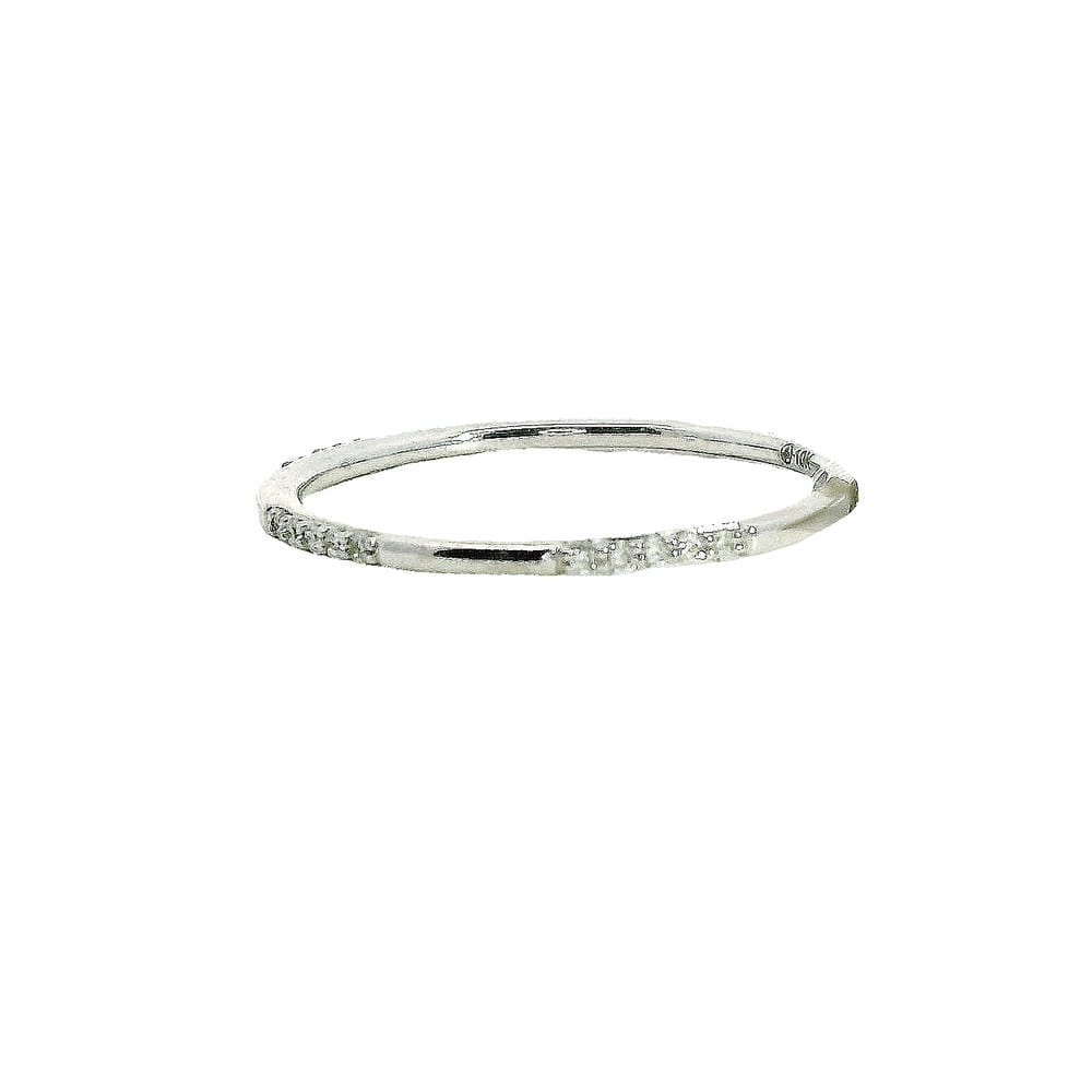 10K WG .10CTW DIAMOND RING