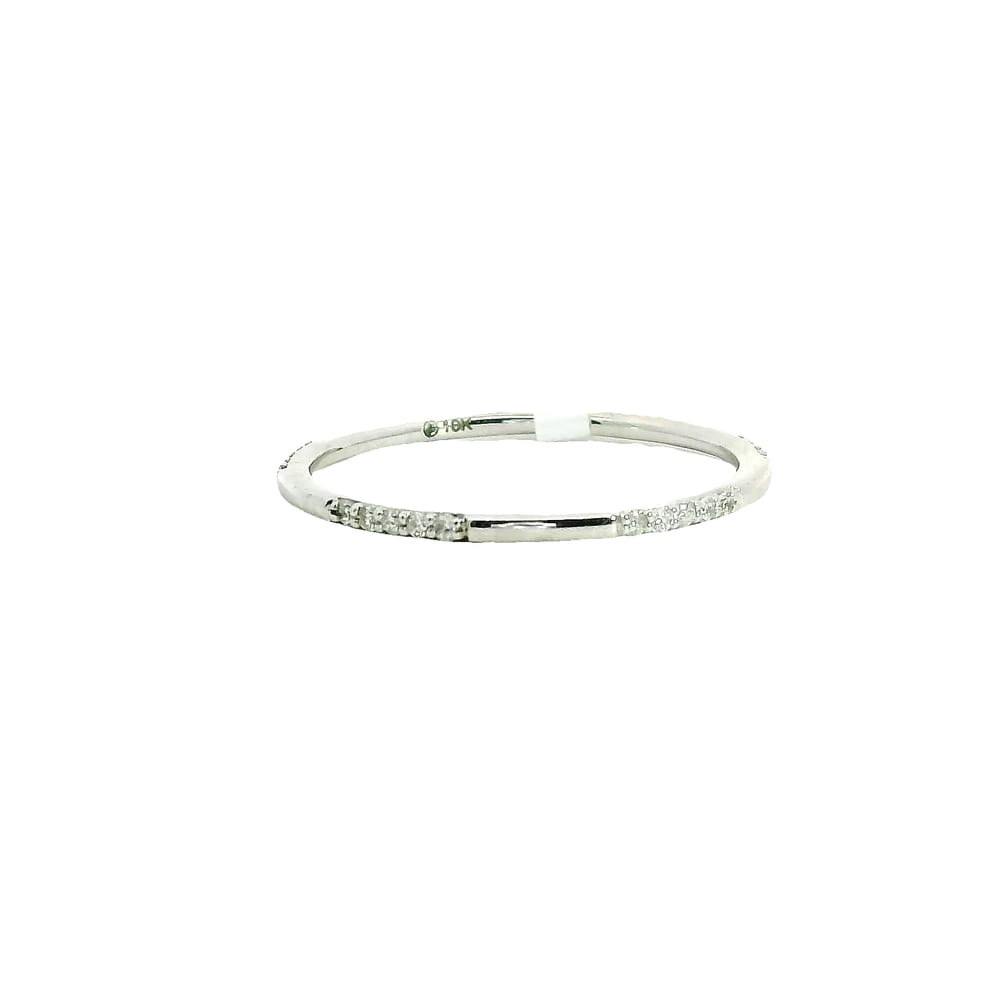 10K WG .10CTW DIAMOND RING