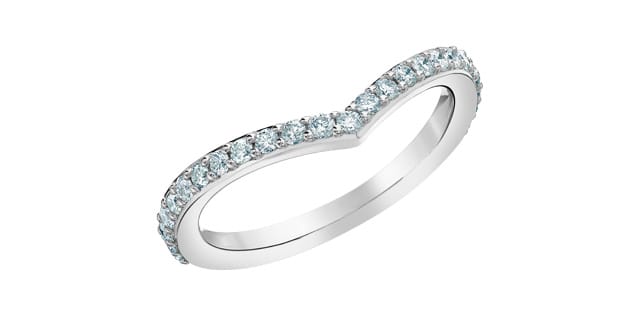 14K WG 0.375ctw VVS-VS, D-F Lab Grown Diamond Ring