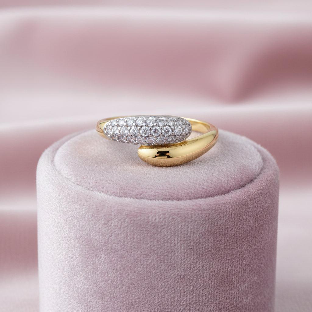 10K YG 0.34ctw Diamond