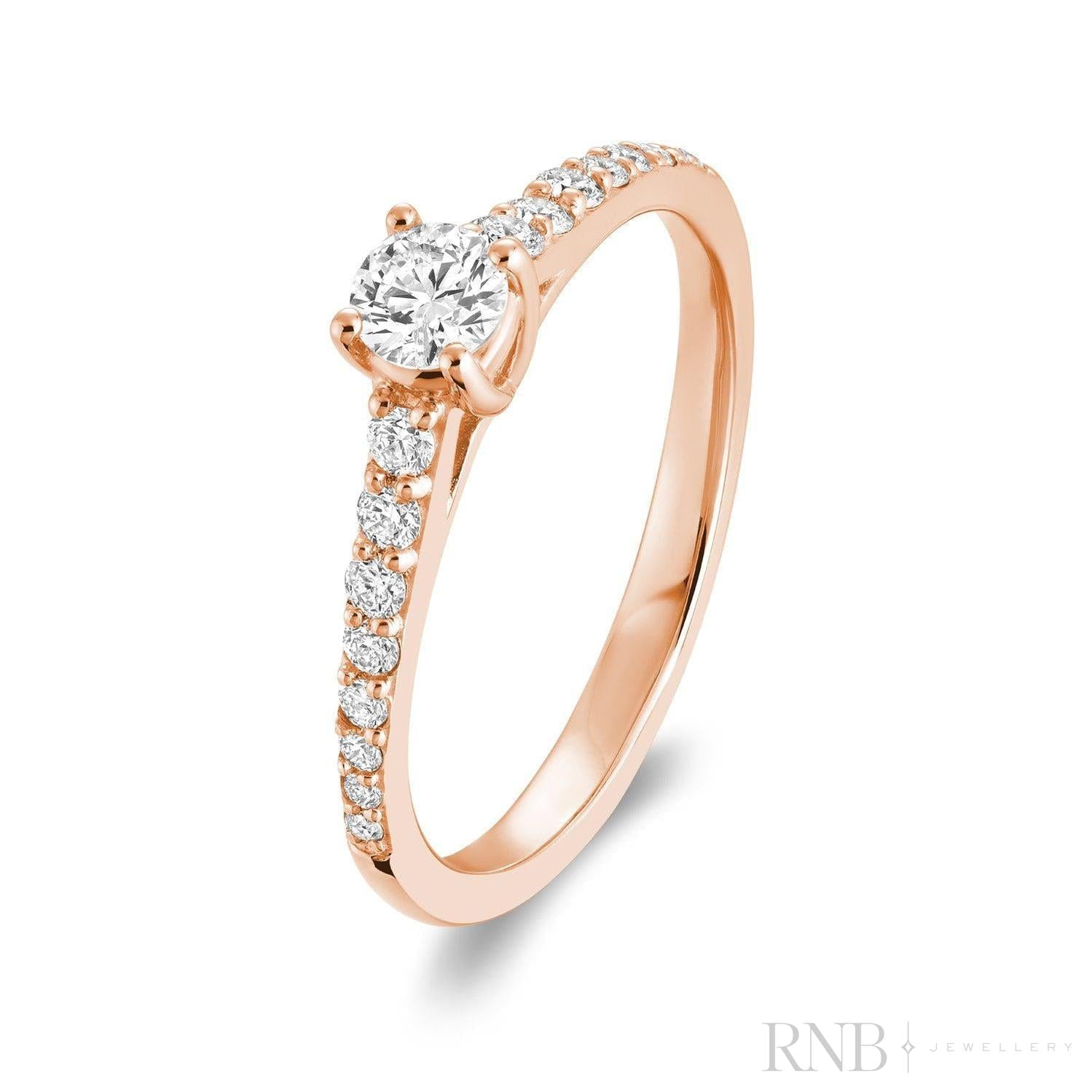 Solitaire Diamond Engagement Ring