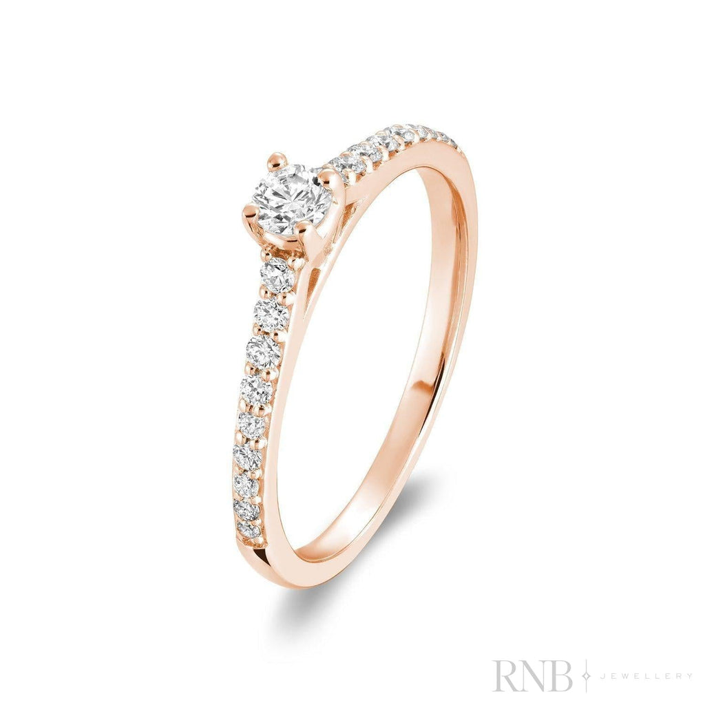 Solitaire Diamond Engagement Ring
