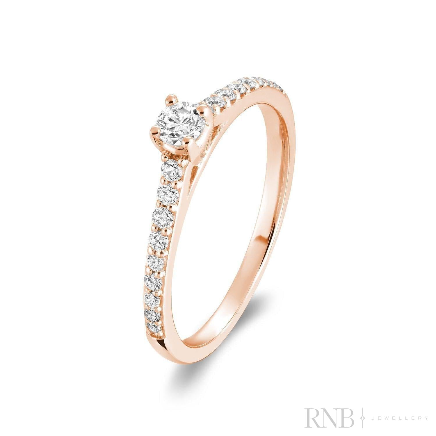 Solitaire Diamond Engagement Ring