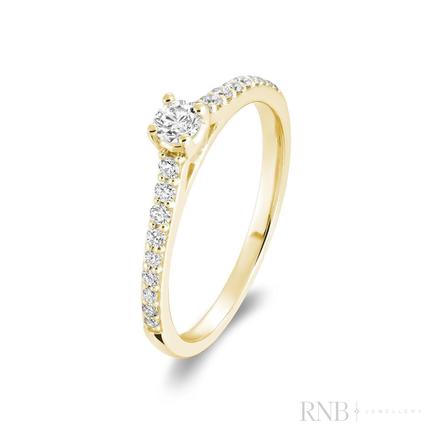 Solitaire Diamond Engagement Ring