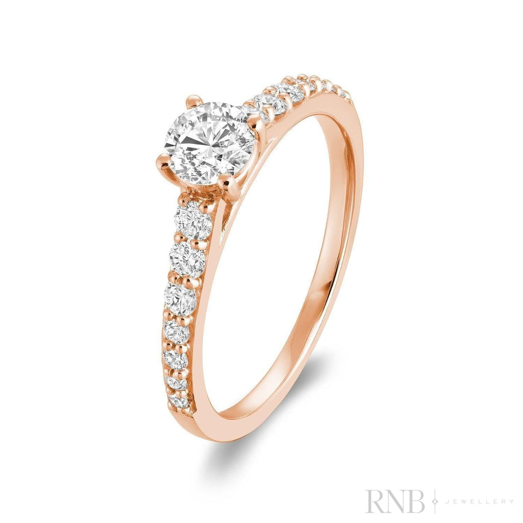 Solitaire Diamond Engagement Ring