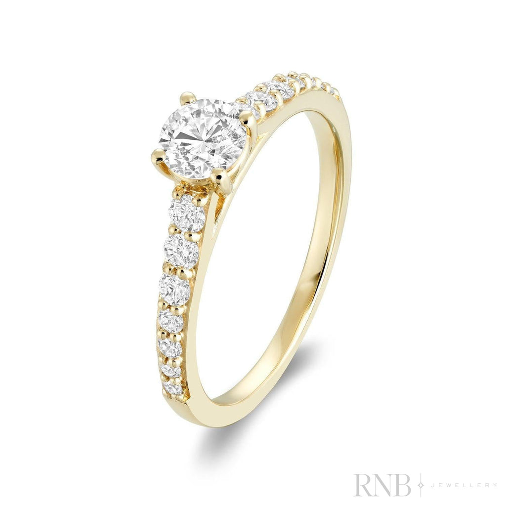 Solitaire Diamond Engagement Ring