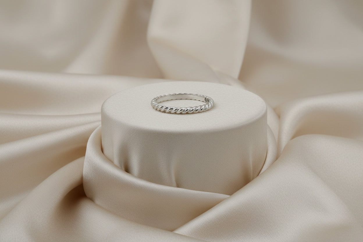 10K WG ROPE STACKABLE RING