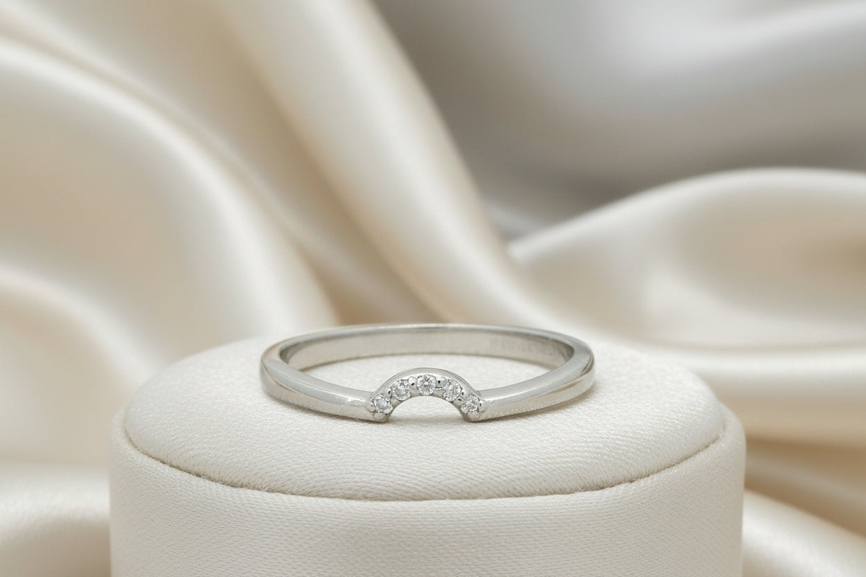 14K WHITE GOLD ALFRED SUNG MATCHING BAND FOR LIBAS39