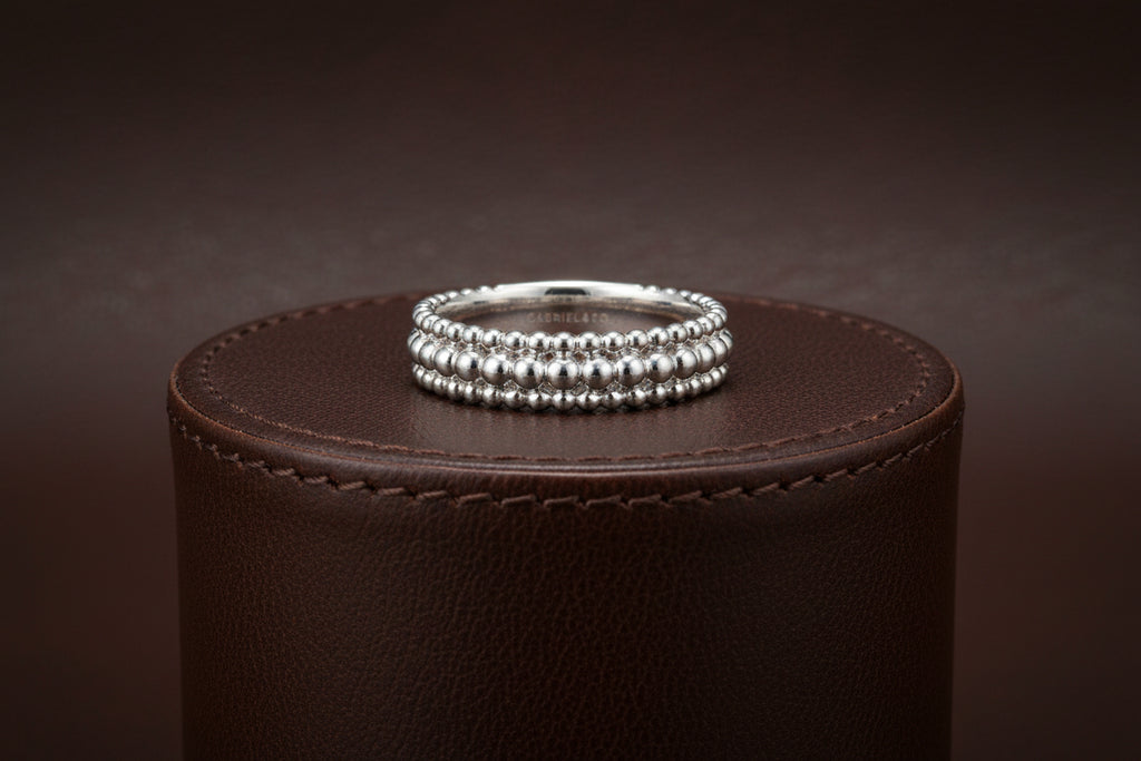 (S2205348) Sterling Silver Bujukan Band Sz 6.5 "Gabriel & Co"