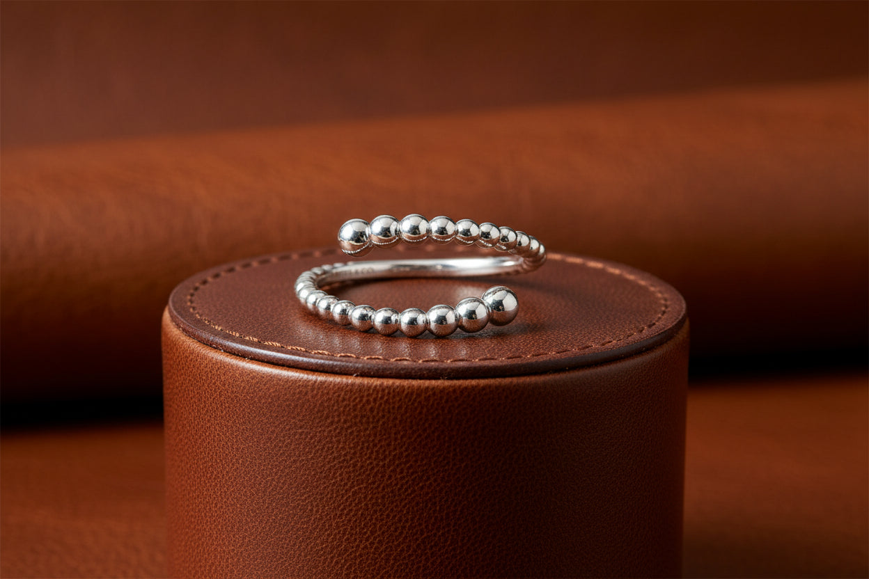 (S2203384) Sterling Silver Open Bujukan Bypass Ring Sz 6.5 "Gabriel & Co."