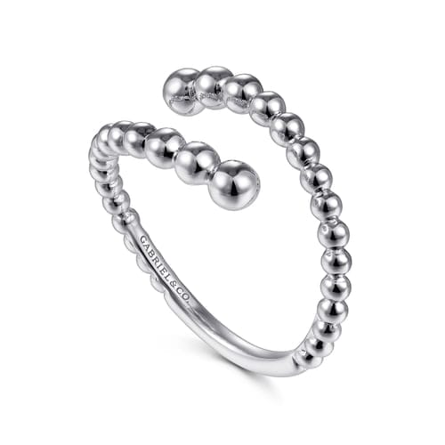 (S2203384) Sterling Silver Open Bujukan Bypass Ring Sz 6.5 "Gabriel & Co."