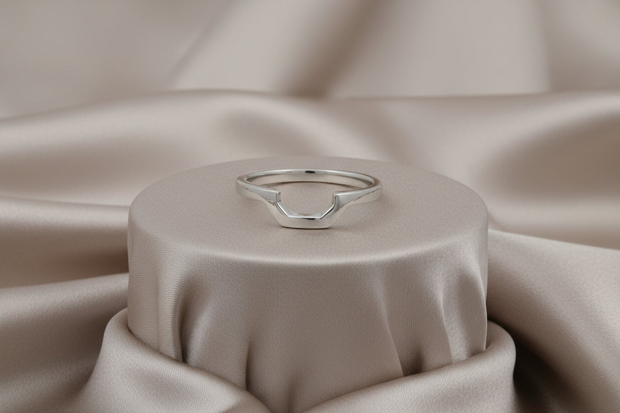 14K WG EUROSHANK - NO DIAMONDS SIZE 5.5