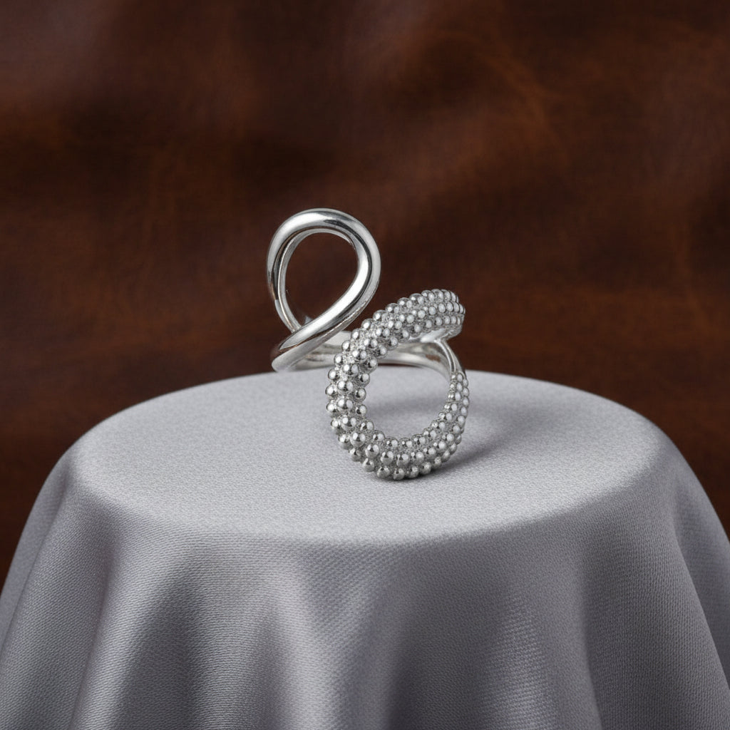(S2205343) Sterling Silver Bujukan Bypass Ring Sz 6.5 "Gabriel & Co."