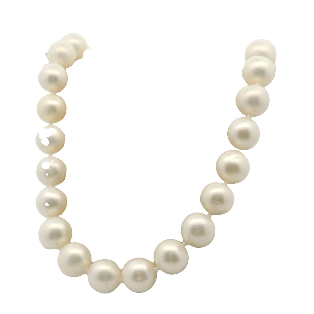 14K YG CLASP 18" 9MM FRESHWATER PEARL NECKLACE