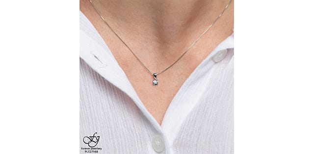 10K .04TW DIAMOND PENDANT