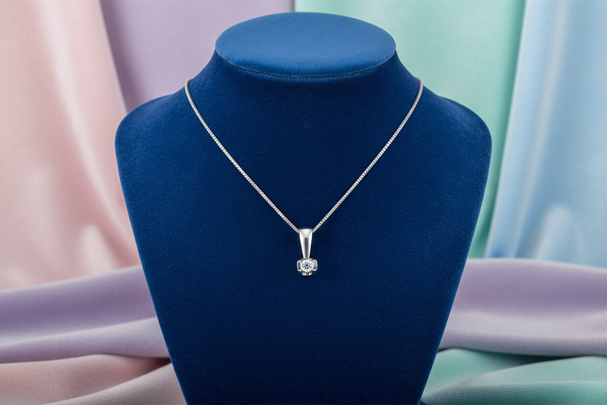 10K .04TW DIAMOND PENDANT