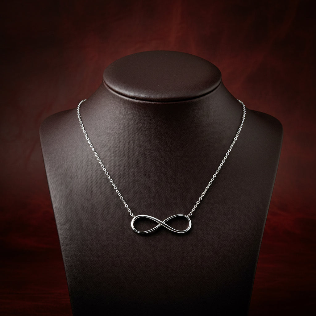 Sterling Silver RHD Eternity Necklace