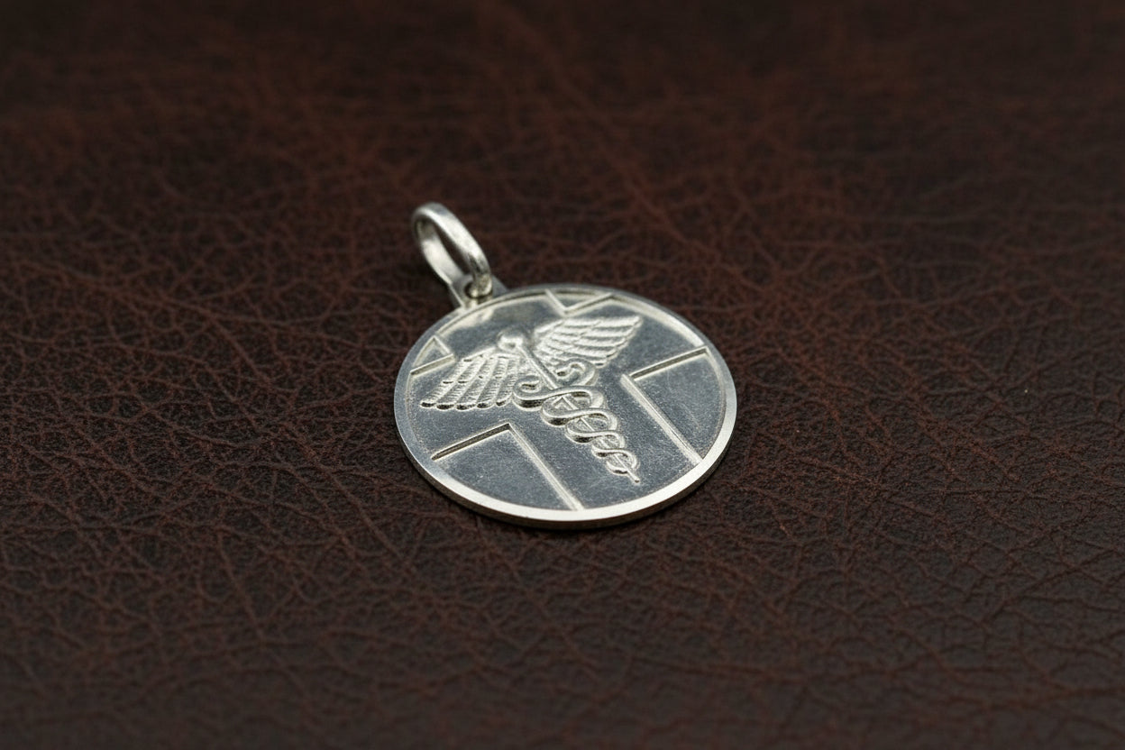 STERLING SILVER MEDICAL PENDANT