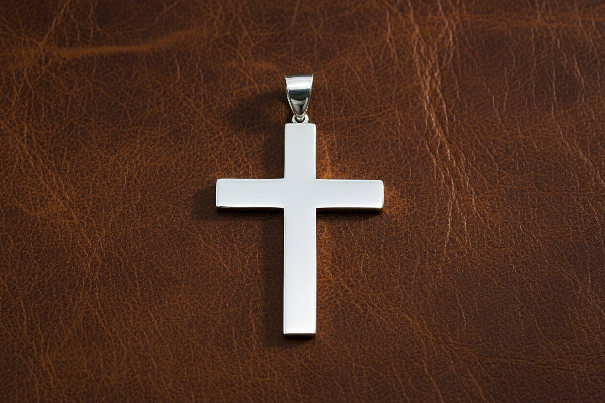 SS PLAIN LARGE CROSS