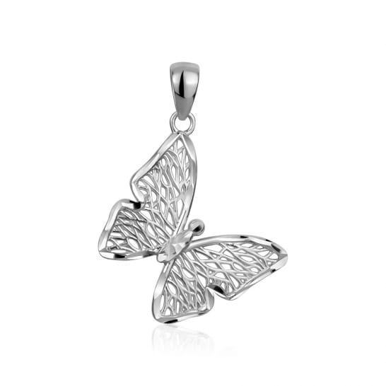 Sterling Silver Butterfly Pendant