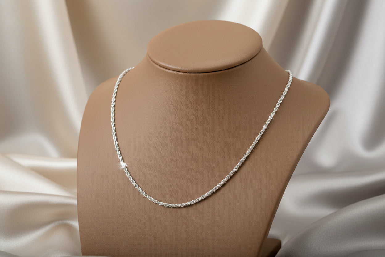 10K WG WHEAT CHAIN 20"