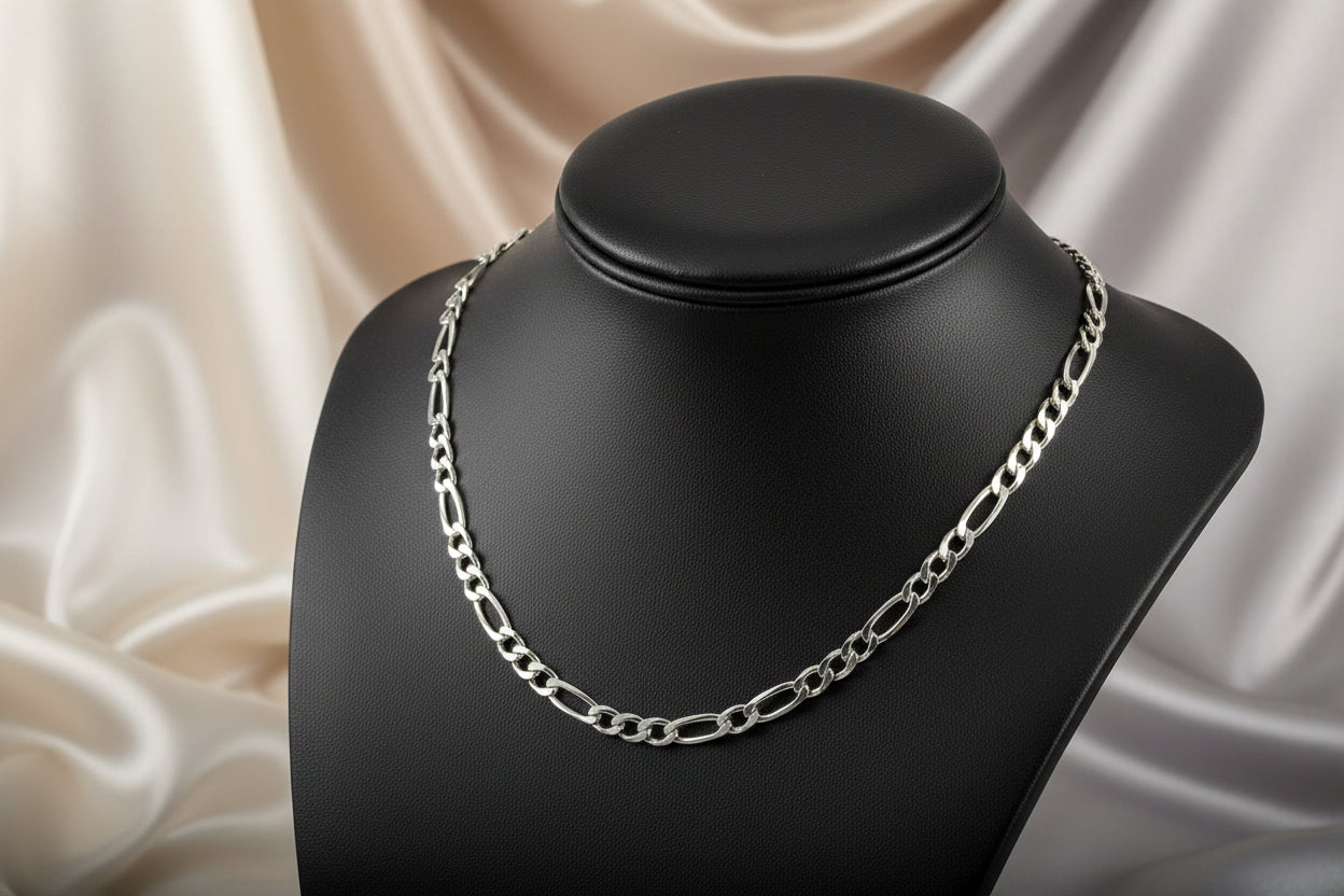 10K WG FIGARO CHAIN 20"