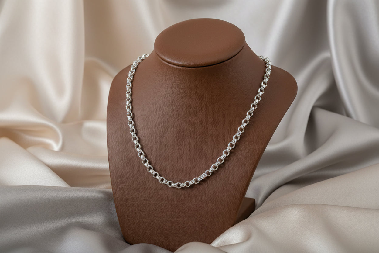 14K WG ROLO CHAIN 20"