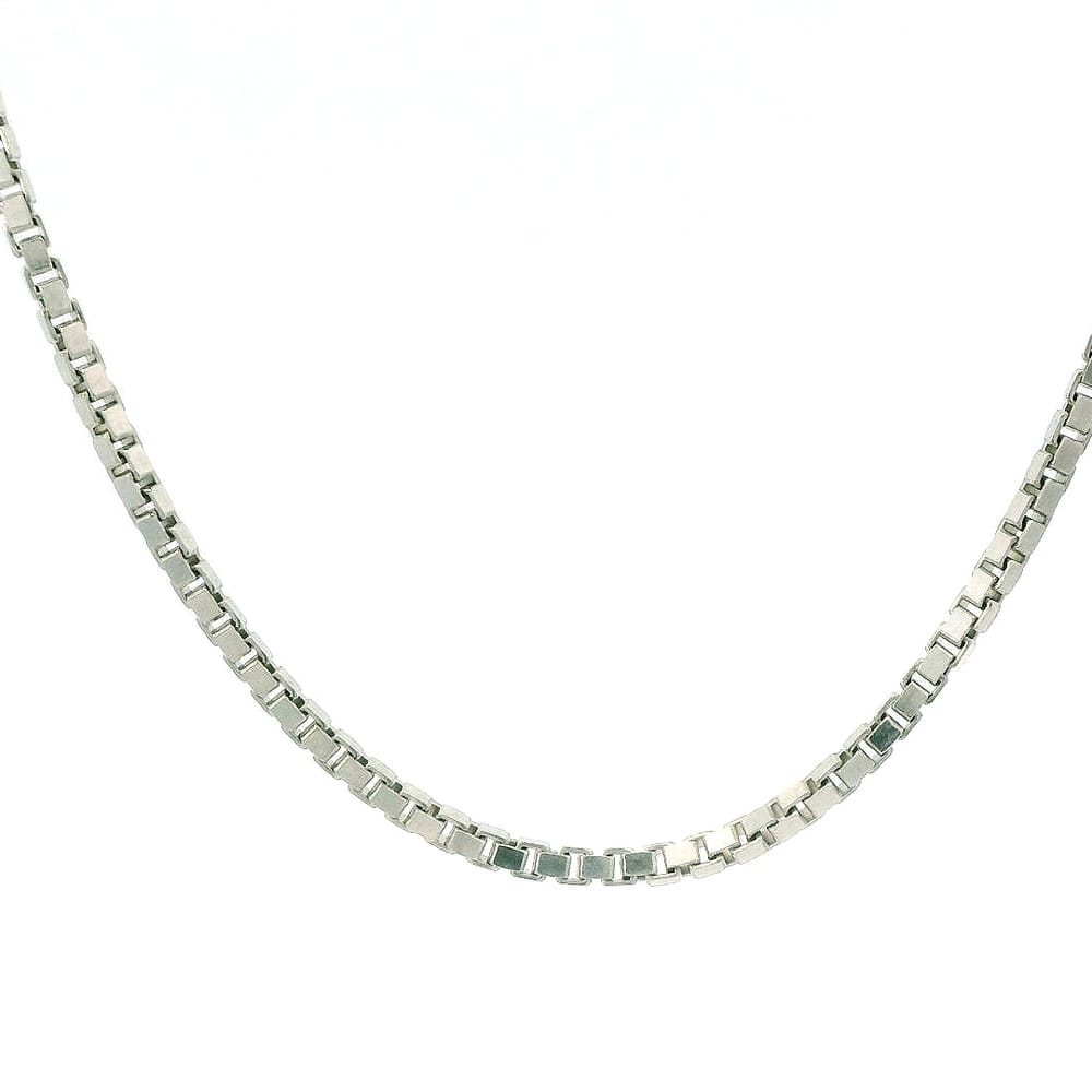 STERLING SILVER 18" BOX CHAIN