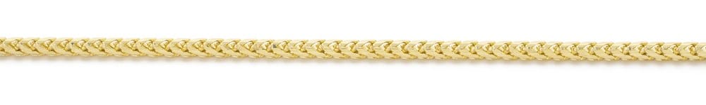 10K YG 2mm Franco Chain 20"