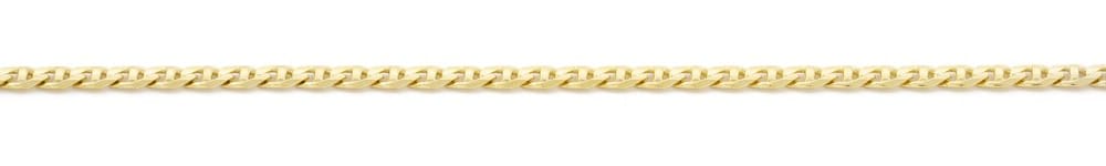10K YG 2.5mm Marine Link Chain 20"