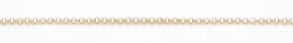10K YG 1.5mm Diamond Cut Rolo Chain 18"+2" Extender