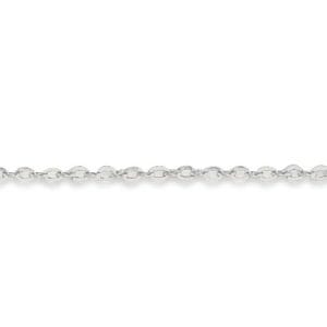 10K WG 0.5mm Extra Fine Rolo Chain 18"