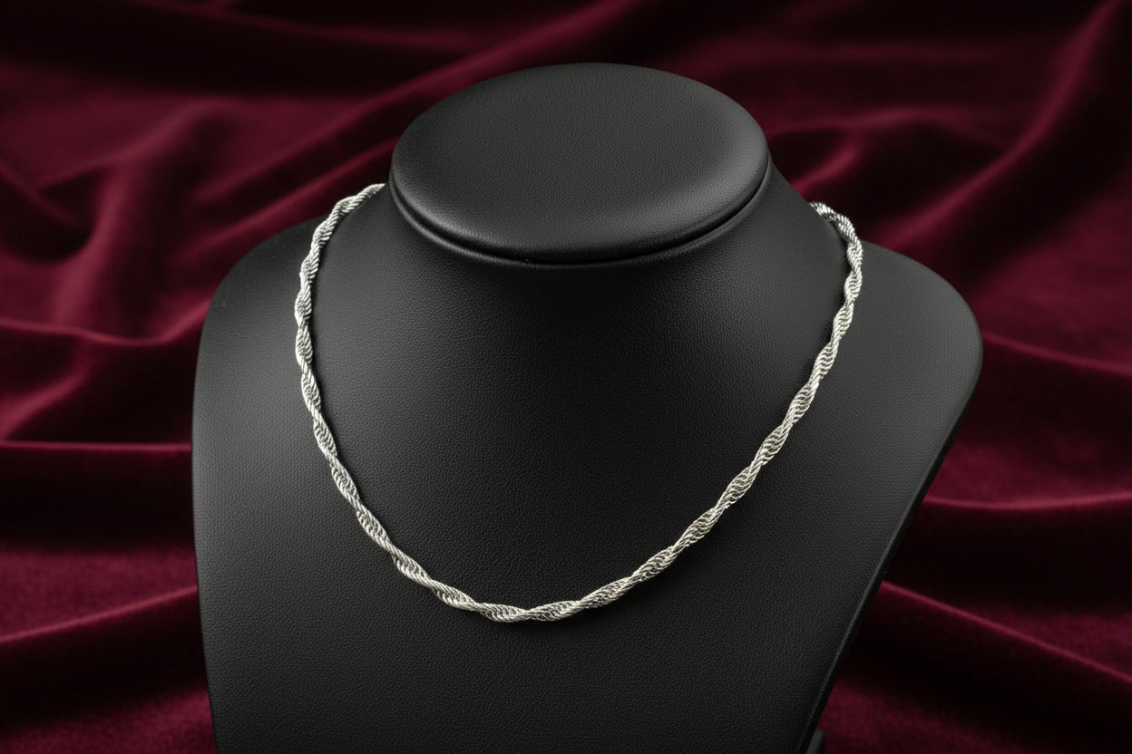 10K WG Rope Chain 20"